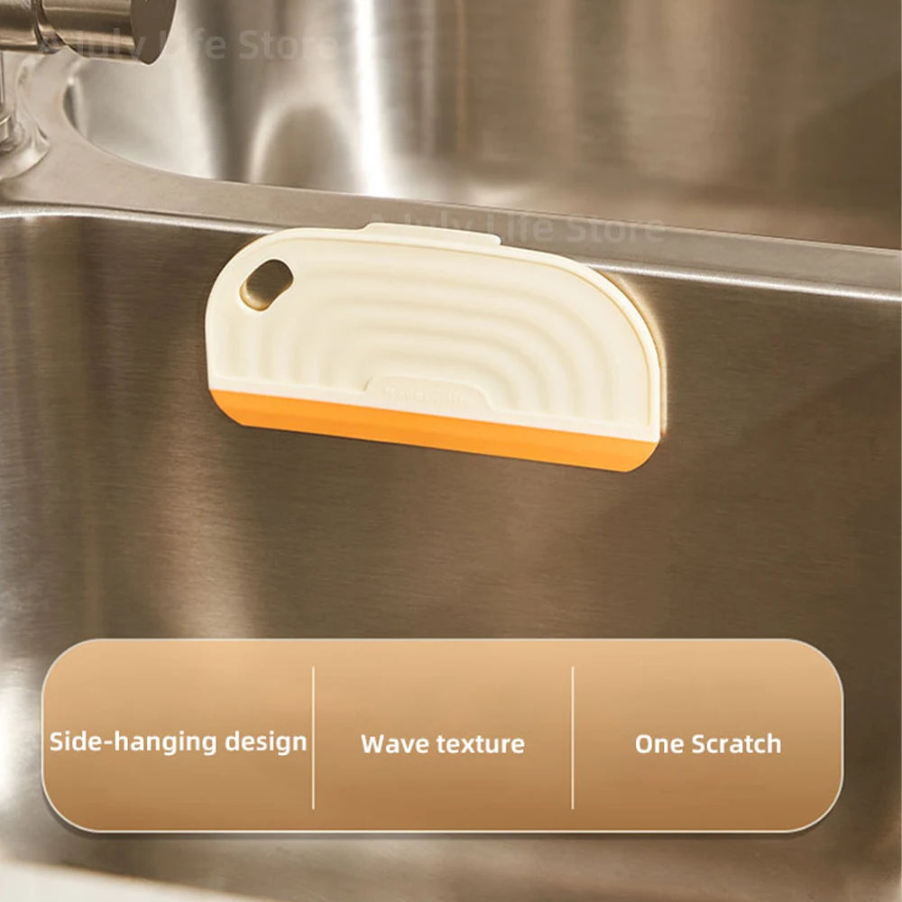 Non-Scratch Soft Silicone Handy Squeegee Kitchen Sink Countertop